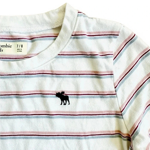 abercrombie kids | Long Sleeve Striped Tee (7/8 yrs) - Picture 2 of 4